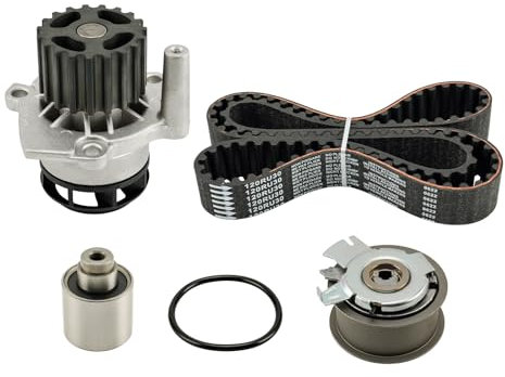 Fesuda Wasserpumpe + Zahnriemensatz WK3017 Timing Belt Kit für VW Golf V/Touran 2001-2010, Audi A3 (8P1)1.9 Tdi 2003-2010, Seat Leon (1P1) 2005-2010
