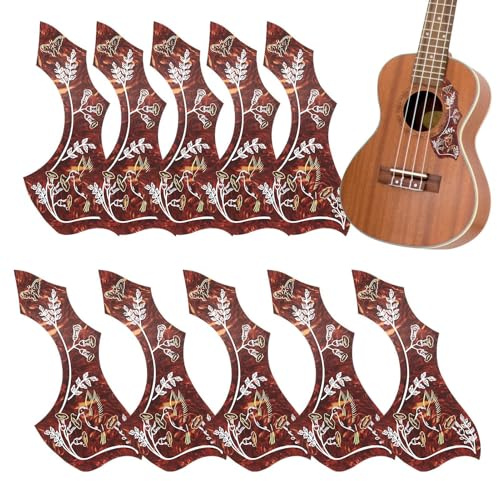 Gitarrpickguard, val av vakter för elgitarr - 10 stycken PVC Guitar Pick Guards, MUSIK INSTRUMENT FÖR AFFERENSER, FAMILJ, VÄNNER,