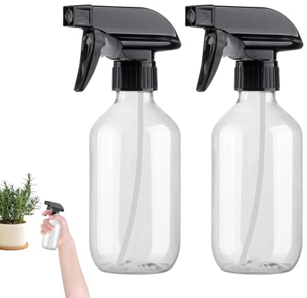 Lot de 2 flacons pulvérisateurs anti-fuite pour cheveux 300 ml – Vaporisateur multifonction pour cheveux, jardin, studio, maison, cuisine, parfum, vie quotidienne