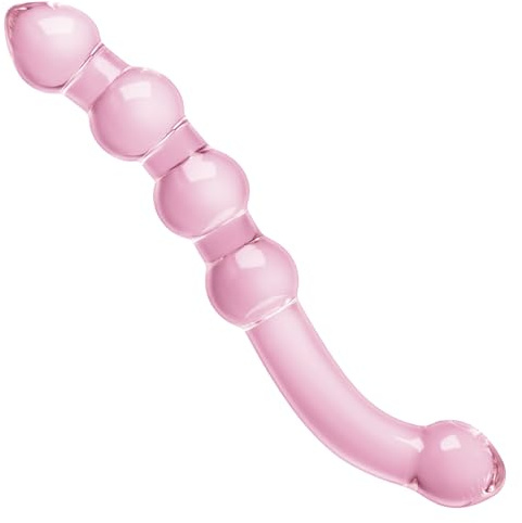 SXOVO Dildo in Vetro Doppio Dildo Anale G Spot Masturbatore Butt Plug Giocattoli Giocattoli del Sesso Stimolazione del Punto G Giocattoli del Sesso