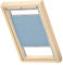 VELUX Original Dachfenster Plissee für M06, Denim, mit Grauer Führungsschiene