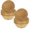 ZOFUN 12 Pcs Bamboo Bread Baskets for Table, 20 cm Round Bread Basket Woven, Firm & Non-toxic Restaurant Breads Baskets, Vintage & Stackable Food Baskets for Kitchen Tables Restaurant Display