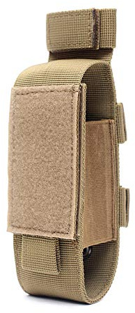 ACEXIER Tactique Molle Pouch Tourniquet Nylon Ciseaux Médicaux Molle Pouch Holder Port Quotidien Ceinture Pochette Lampe de Poche Étui Ciseaux (Tan)