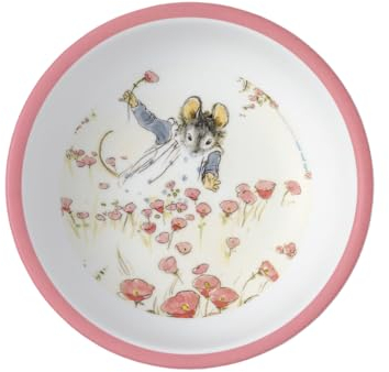 PETIT JOUR - BOL ERNEST ET CÉLESTINE ROSE – 6M+ - MELAMINE – 250ml.