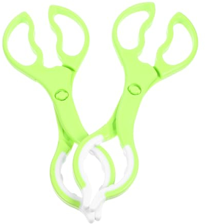 KOMBIUDA Babyflaschenzange Mit Rutschfester Klemme Satz Von 2 Stück Einfache Befestigung Für Schnuller Und Flaschen Sicher Und Praktisch