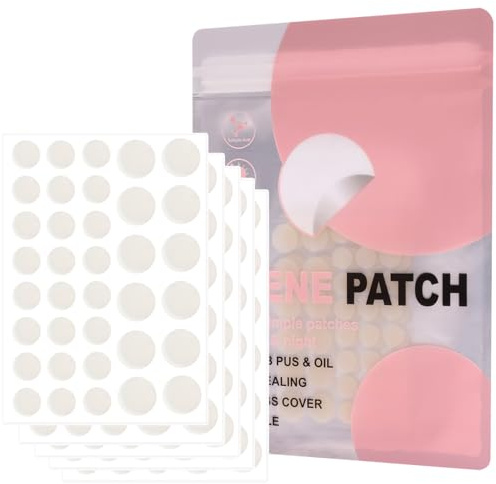 SUMLIVING Acne Patches,180 Pieces Spot Patches for Face,Invisible Patches Stickers,Pimple Stickers(12mm&9mm).