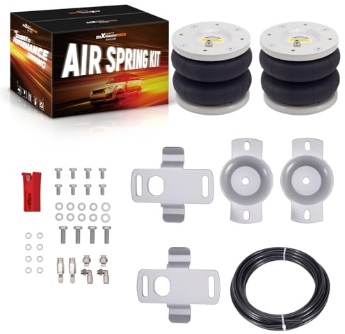 maXpeedingrods Air Suspension Kit for Fiat Ducato, for Citroen Relay/Jumper, for Peugeot Boxer 1994-2024. 2 x Air Spring+4 Mounting Bracket+Airline +Mounting Bolts and Air fittings, 4000kg