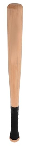BESPORTBLE Mazza da Baseball in Legno Massello 54 CM Manico Antiscivolo Bastone Sportivo Portatile per Allenamento e Adulti Attrezzatura Baseball Outdoor Robusta e Leggera