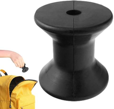 Trailer Keel Roller - 3 Inch Rubber Shaft Roller Guide, Portable Bow Stop for Trailer 1/2, Heavy Duty Roller Replacement Marine Kit, Boat Trailer Accessory Kit | For Boat Trailers, Marine Use