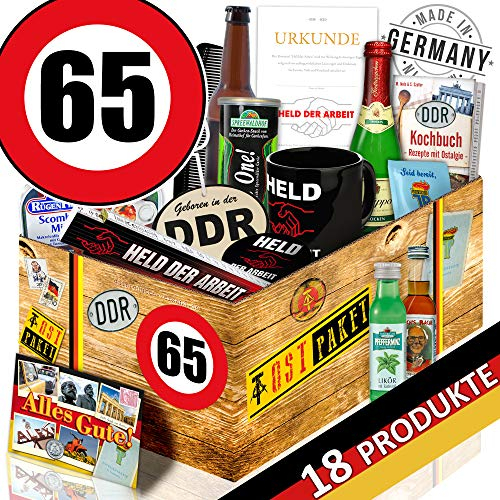 Männer Paket DDR/Geburtstag 65 / Geschenk Korb für Opa