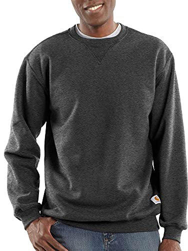 Carhartt herr Tröja Midweight Crewneck Sweatshirt, Kol ljung, XL