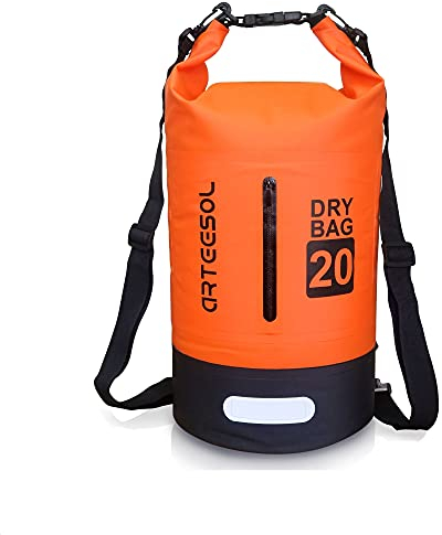 Blackace arteesol Dry Bag wasserdichte Tasche 5L/10L/20L/30L Wasserfester Beutel Packsack mit Langen Doppeltem Verstellbarer Schulterriemen für Schwimmen Bootfahren Kajak Wassensport Treiben