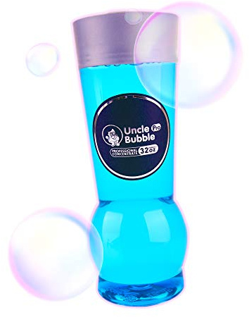 Uncle Bubble BUB-101 940 Mililitres (32 Fluid Ounces). High-Performance Concentrate Makes 9.5 litres Solution for Giant Wands, Machines, Bubble Blowers, Transparent