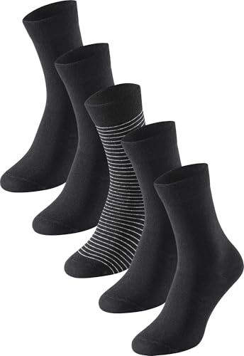Schiesser Multipack 5 Pack Damensocken Strümpfe Chaussettes, Trié 5, 35/38 (Lot de 5) Femme