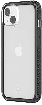 Incipio Grip Series Case for iPhone iPhone 13 (6.1), Multi-Directional Grip, 14 ft (4.3m) Drop Protection - Black/Clear (IPH-1942-BCLR)