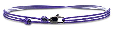 Made by Nami Tunt Wrap Armband för Dam & Herr – Justerbart Snörearmband med Karbinhake i Rostfritt Stål – Handgjort Vattentåligt Surfarmband – Minimalistiskt Marint Smycke