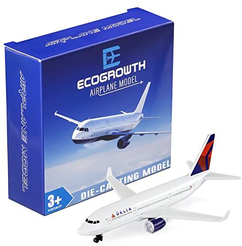 EcoGrowth Model Airplane American Delta Plane Model Plane Airplane for Collection & Gifts