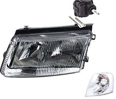 Johns, Scheinwerfer passend für VW Passat 97 3B 96-00 H7 H1 Links m. Stellmotor Blinker