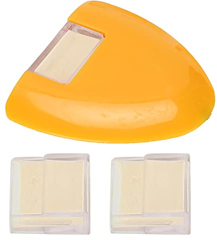 Gesso da Sarto Professionale con 4 Colori, Blocco Triangolare per Marcatura Temporanea su Tessuto, Sartoria di Abbigliamento, Calzolaio, Cucito (YELLOW)
