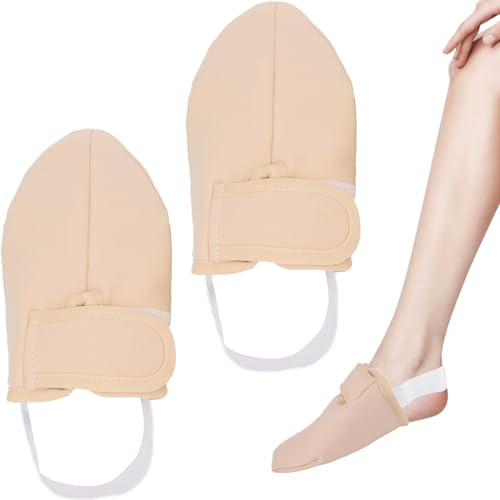 2Pcs Castor Oil Pack für Füße, Rizinusöl Packung Wrap Kit Bio-Baumwolle Wiederverwendbar, Bio Rizinusöl Wrap für Zehen, Rizinusöl Packung Wrap Kit Relieve Fuß Muskeln Schmerzen (Öl Nicht Enthalten)