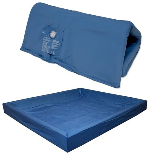AQUA ROYAL Wasserbetten Matratze Softside Mono/UNO Wasserkern + Sicherheitsliner 180x200 cm für Wasserbett leichte Beruhigung F3