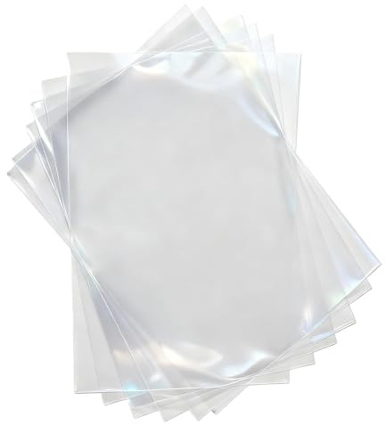 Lot de 6 feuilles de papier bruissant à coudre - A4 - Accessoire de couture pour jouets, livres en tissu et bricolage - Avec un bruit de froissement agréable - Résistant à la chaleur - Durable