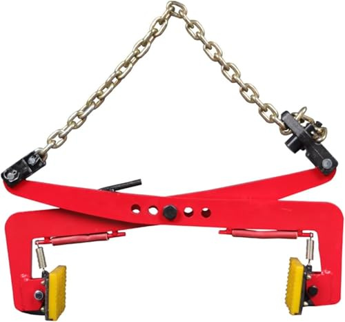 DUANHOZ Pinza para bordillos, Pinza de elevación, Apertura Ajustable de 33 a 70 cm, Pinza Vertical para losas de Piedra, para Obras de construcción, fábricas, terminales portuari
