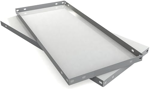 SimonRack Bandeja Metálica Estantería, 1 Unidad, 800x300x35mm, Blanco