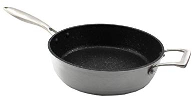 Bastilipo - Sarten honda aluminio fundido de 28cm, full induction, mod. Titanium pro 28cmH