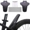 2 Stücke Schutzbleche Mountainbike MTB Mudguard, Rennrad Schutzbleche Vorne und Hinten Set Zubehör Cube Spritzschutz Fahrrad Mudrocker, Beidhändig