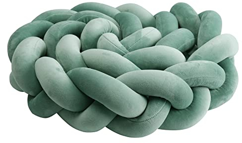 Geflochten Knotenkissen für Wohndekoration (Matcha grün 88,315cm)