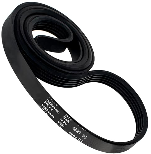 Courroie Machine a Laver Poly-V 1321 PJ 6 avec le Code Original 4693121 pour Miele 00781757 pour Quelle pour Privileg pour Matura - MADE IN EU - Garantie de 10 Ans - MONTERAL