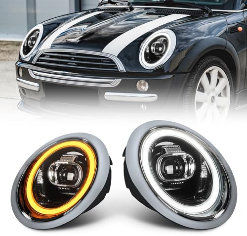Archaic LED Fari Anteriori Per Mini Cooper R50 R52 R53 2001-2007
