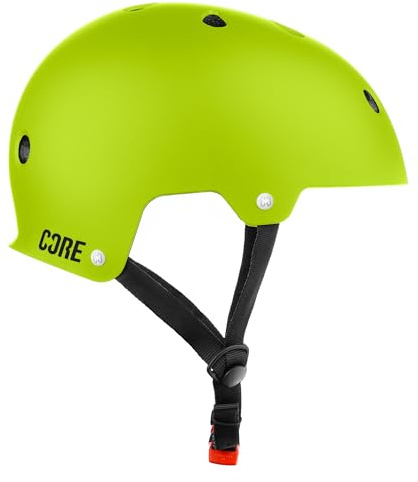 CORE Protection Action Sporthelm, Skate/BMX/Bike/MTB/Skateboard/Roller, Neongrün, L/XL