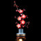 YEABRICKS Lumière LED pour 10369 icônes en forme de fleur de prunier - Modèle de blocs de construction non inclus