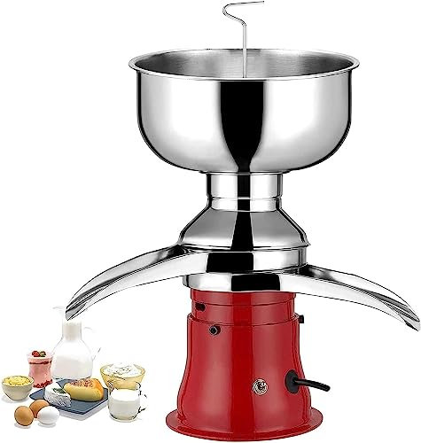 Professional Whipped Cream Dispenser Electric Cream Separator, Kitchen Centrifugal Separator, Multifunctional Milk Centrifuge, for Cow, Sheep Milk, Goat Milk, or Other Dairy