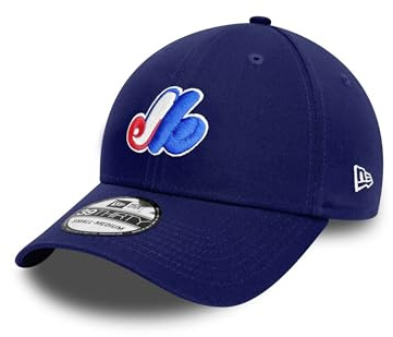 New Era Montreal Expos MLB Cooperstown Historic Logo Blau 39Thirty Stretch Cap - L-XL