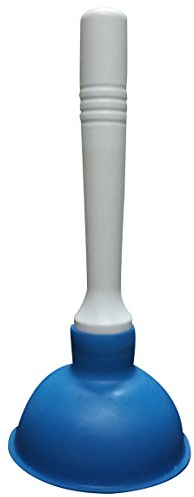 Coralpearl Pömpel Saugglocke Klein, Abfluss Kolben, WC Stößel Pumpe Sauger Stampfer Reiniger für Bad Toilette, Küche Waschbecken, Dusche Klempner Abflussreiniger Verstopfen Entferner Werkzeug, Blau