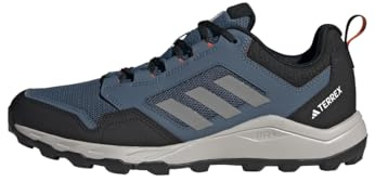 Adidas Tracerocker 2.0 Trail Running Shoes, Zapatillas Hombre, Core Black Grey Three Impact Orange, 40 2/3 EU
