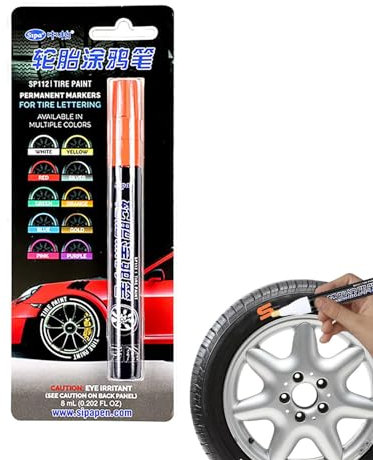 Reifenmarker-Lackstift, Reifenlackstift | Auto Paint Beschriftungsmarkierungsstift,Schnell Trocknender Ausbesserung-sstift Für -Karten, Reifen, Holzzäune Im Innenhof, Segeltuchschuhe Und Steine