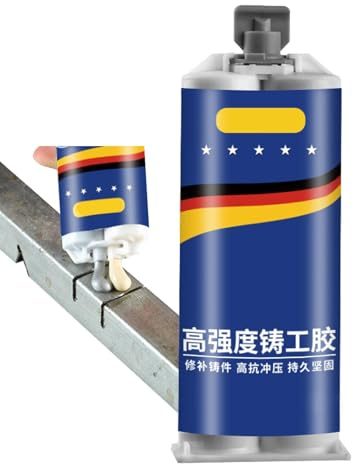 Colla di riparazione in ghisa – Riempitivo per saldatura in metallo | liquido, riempimento avanzato di riparazione del metallo | Soluzione di saldatura adesiva , riempitivo per saldature