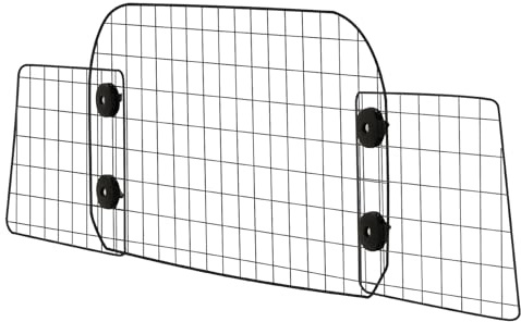 VEVOR Barrière de Voiture pour Chien Réglable 96,8-168,5 cm, Grille Pare-Chien en Treillis Métallique pour Siège Arrière, Universel pour Animaux de Compagnie, SUV, Berline, Camions et Véhicules