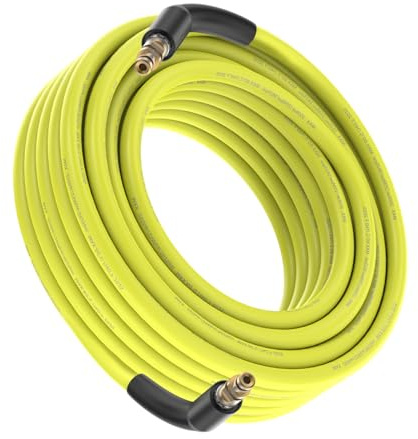 Pressure Washer Hose 10M Replacement for Karcher K Series – Compatible with K2 K3 K4 K5 K7 with Click-Type Quick Connector, 11.2mm Pipe Diameter Yellow