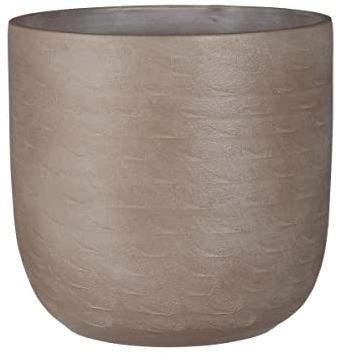 MICA Decorations Nora Blumentopf - H31 x Ø34 cm - Terrakotta - Taupe