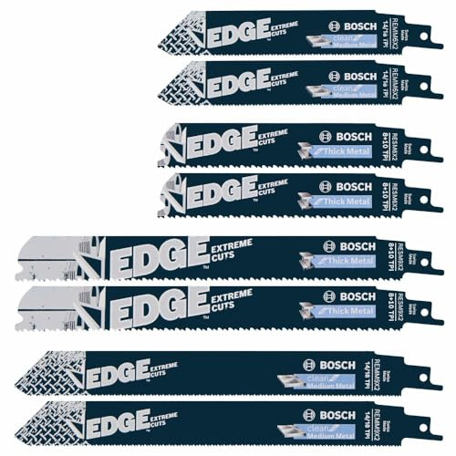 Bosch RPM008 8 pc. Edge Pro-Metal Reciprocating Saw Blade Set
