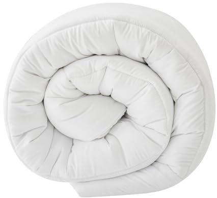 Good Nite Duvet d'Hiver 240 x 220 cm, Chaud, 460 GSM, Microfibre, Couette Quatre Saisons, Blanc