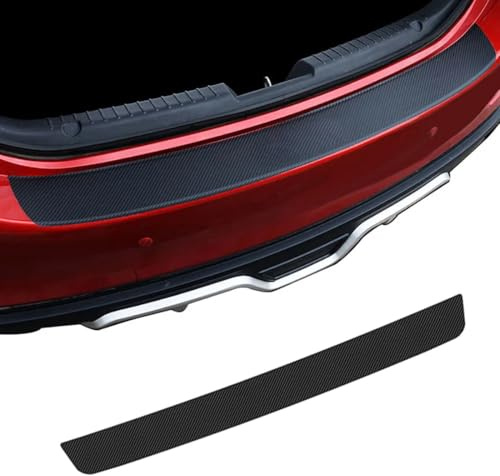 Protector de Parachoques Trasero de Fibra Carbono para Volvo EX30 2023-2024 2025, Protección Borde de Carga, Protector Parachoques Coche Coche Accesorios
