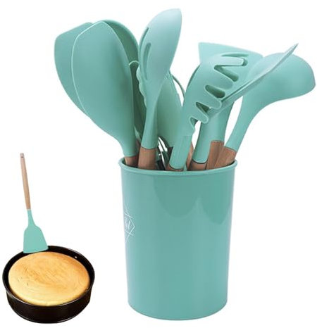 Ustensiles D'ustensiles De Cuisine - Ustensiles De Cuisine En Silicone, Ustensiles De Cuisson Non Bâton | Ustensiles De Cuisine Résistants À La Chaleur, Turner Tongs Kitchen Ustensit Gadgets Tools Set