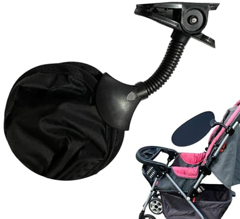 Sombra para Sillita de Coche Plegable Universal | Accesorio de Paraguas UV para Carrito para Viajes Exteriores, Parque, Playa, Paseo, Camping, Compras