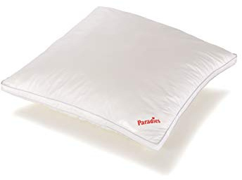 PARADIES Kissen 80x80 cm Softy fest Bio, Kopfkissen mit Reißverschluss